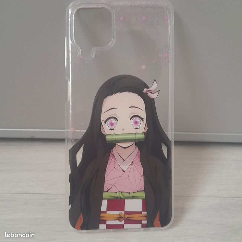 Coque de téléphone Nezuko Samsung Galaxy A12 demon slayer (image 1)