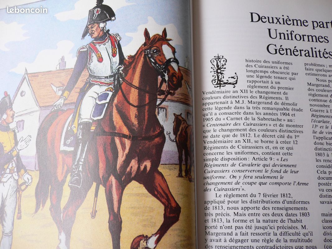 Les uniformes du Premier Empire les cuirassiers (image 5)