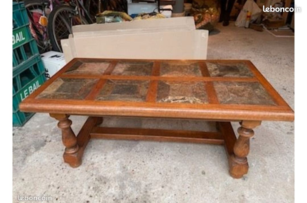 Table basse chêne massif (image 2)