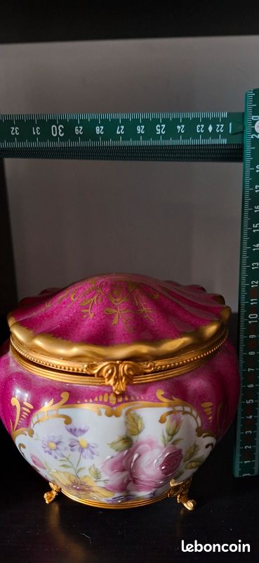 Ancien pot à tabac ,bonbonnière ou sucrier LUNEVILLE (Neuf (Voir