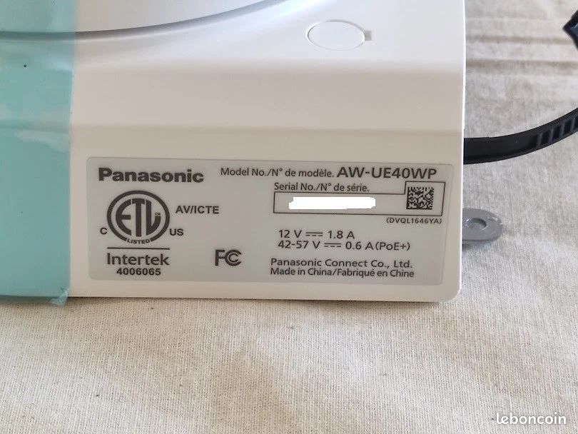 PANASONIC AW UE40 4K HDMI PTZ STREAMING WEBTV Camera plus PANASONIC AW RP50 Controleur (image 6)