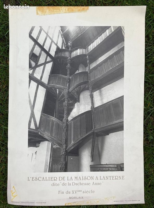 Affiche poster L'escalier de la maison à lanterne_44x30.4cm (image 3)