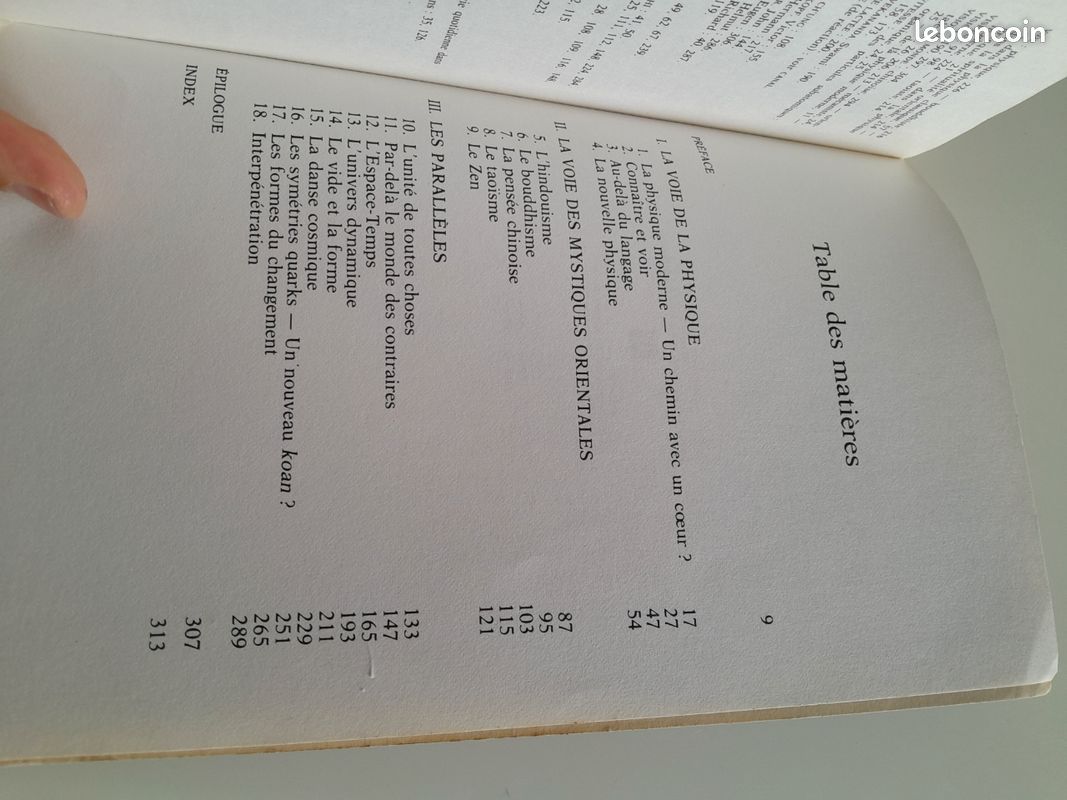 Livre Le tao de la physique - Fritjof Capra (image 4)