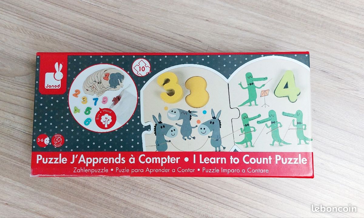 Puzzle j'apprends à compter (image 1)