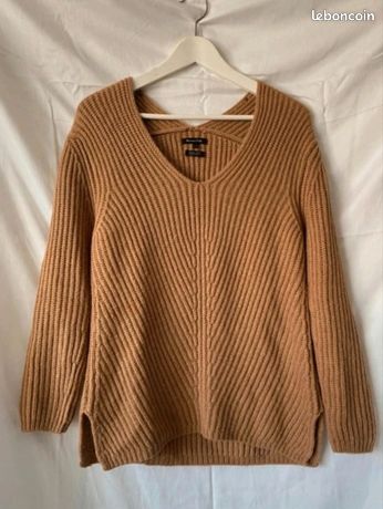 Robe Pull Longue Massimo Dutti Taille S/M - Gris Laine/Cachemire Occasion Très Bon État