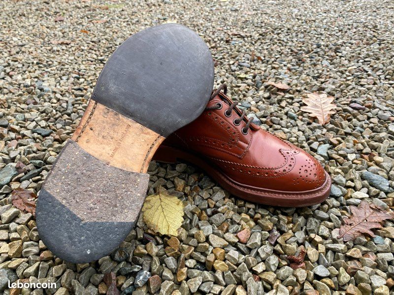 Church's Eu 41,5 Chaussures à Lacets Business SHANNON 2 Wr Noir Neuf Autrefois