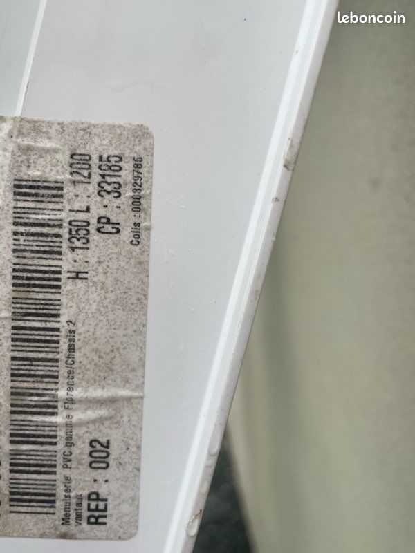 Menuiserie pvc 1350x1200 neuve (image 2)