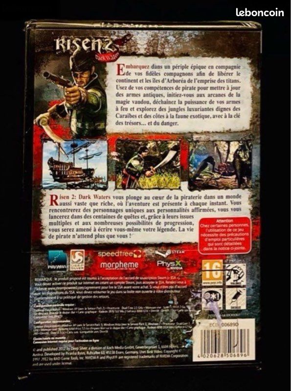 Risen 2: Dark Waters – PC – Neuf Sous Blister – Version Française (PAL)