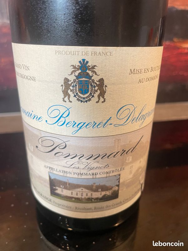 1 Bt POMMARD LES VIGNOTS Domaine BERGERET-DELAGRANGE 2010 (image 1)