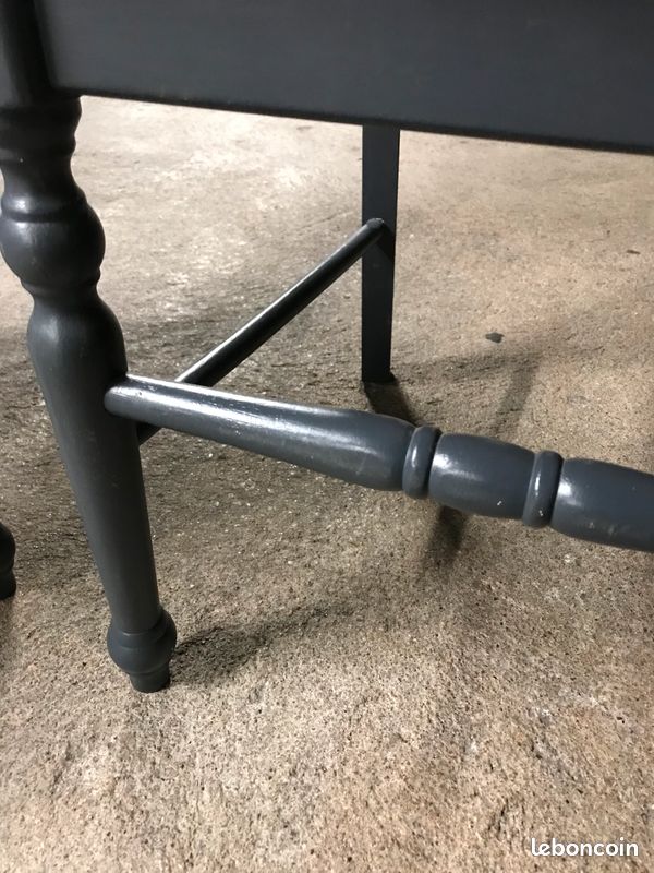 Table + 4 chaises bois massif (image 4)