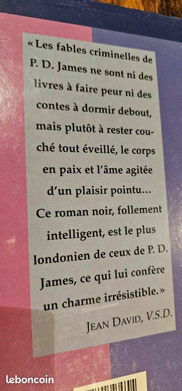 Livre Péché Originel de P.D.James - Mimi (image 3)
