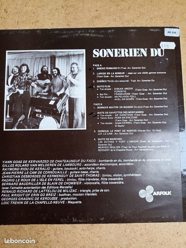 Lot de 5 albums bretons vinyles 33tr/mn, dont 1 double (image 12)