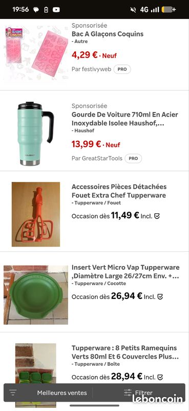 pièces détachées micro vap tupperware MICRO VAP en 22 Pièces (TUPPERWARE)