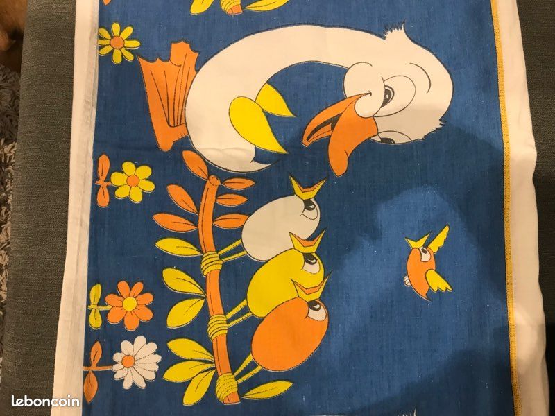 Drap vintage une personne (image 2)