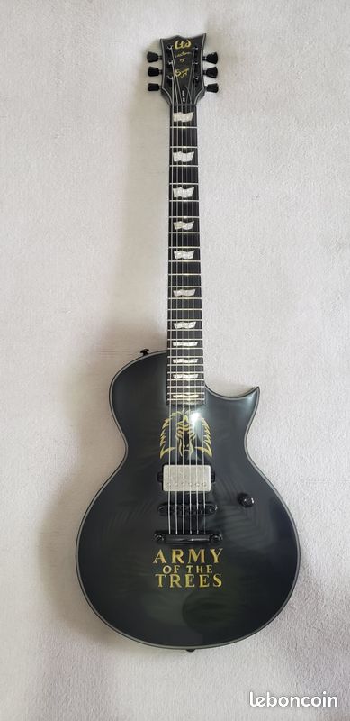 Guitare Collector ESP LTD EC – 201 Black Hellfest 2025 X SUGE guitars (image 1)