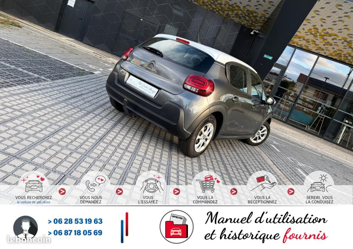 Citroën C3 1.2 i 82cv Feel 💳 x12 Vitres Crit'Air 1*Ct Kit Distribution Entretien Complet Ok*Véhic... (image 13)