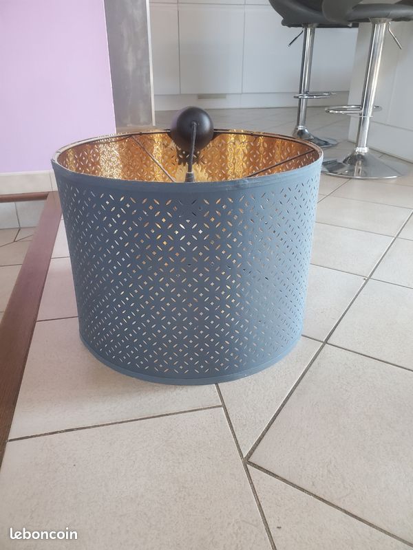 Abat jour ikea bleu (image 1)