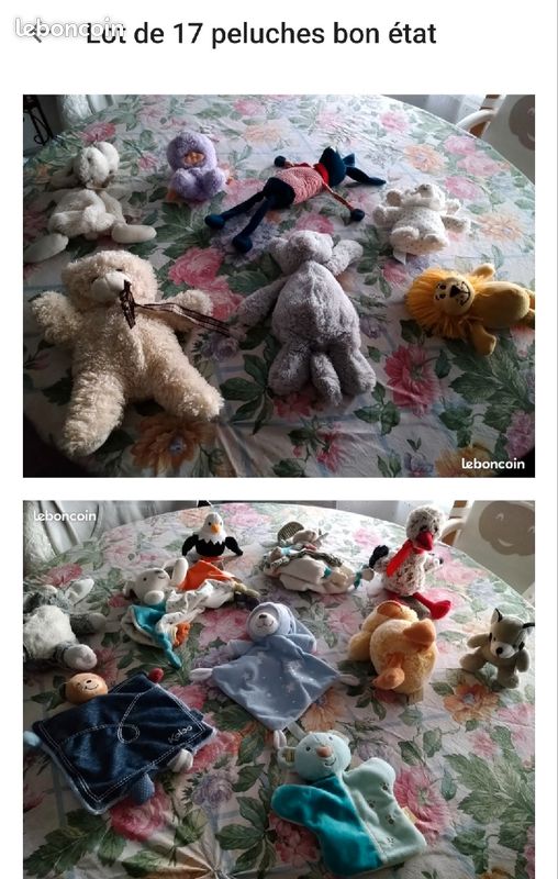 Lit parapluie+poussette+ jouer enfant et lot nounours (image 5)