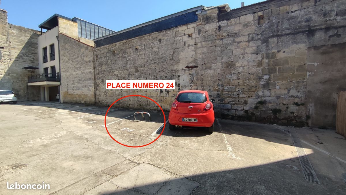 Place de parking extérieure sécurisée · Bordeaux, rue Monadey · 25 000 €