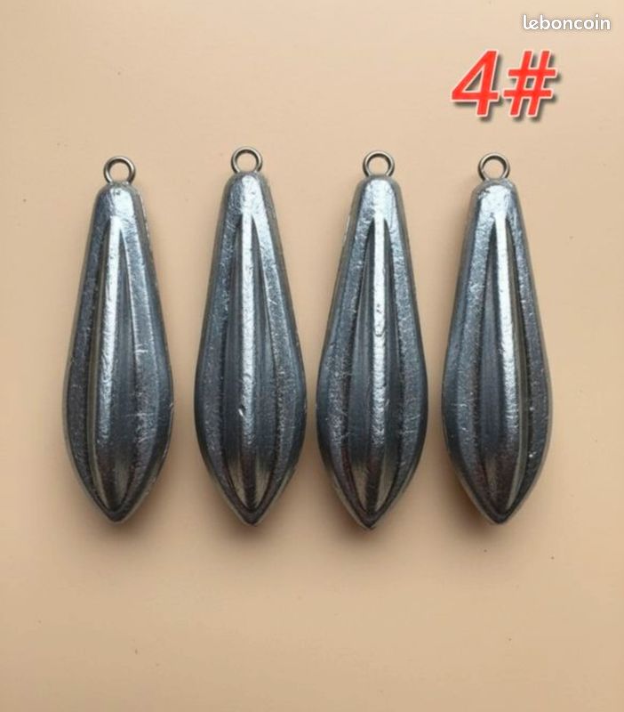 Plombs De Pêche Scotchman J.T. - 5oz Et 6oz - Lot De 4 Pour Haute Mer - Neuf