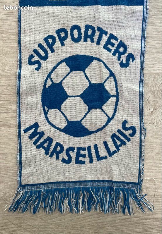 Écharpe Vintage Olympique De Marseille – Années 90