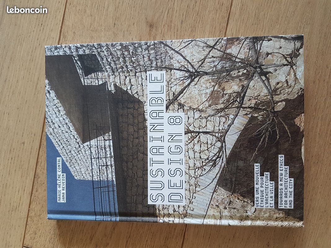 Livre d'architecture sustainable design NEUF (image 1)