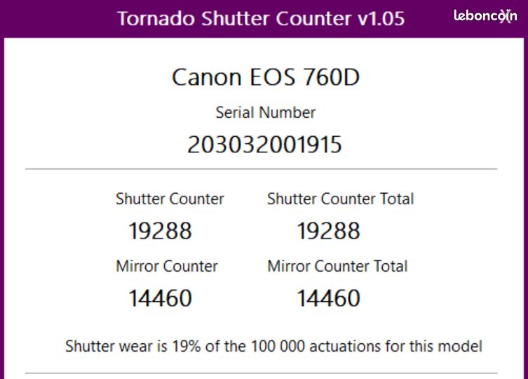 Canon EOS 760D (boitier nu) (image 10)