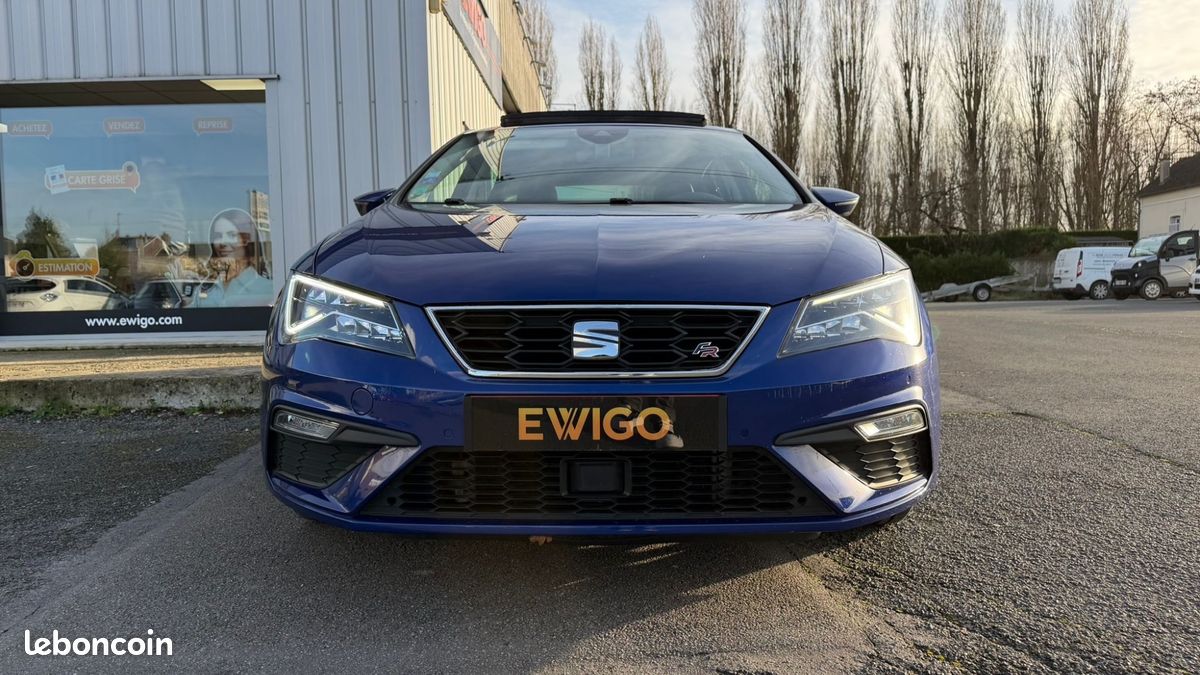 SEAT Leon 1.5 TSI 150 ACT FR DSG * REGULATEUR ADAPTATIF - APPLE CARPLAY - TOIT OUVRANT - CAMERA DE RECUL (image 9)