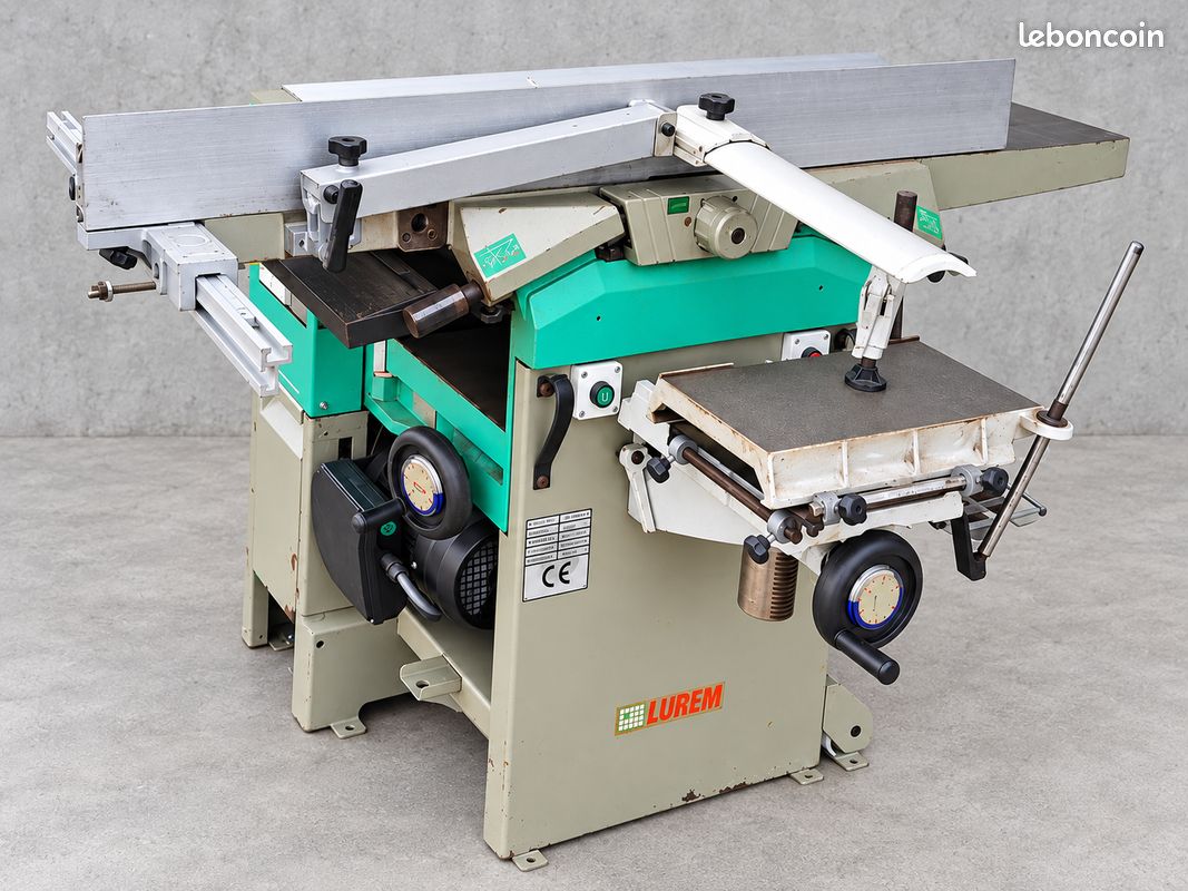 Mbinée LUREM Former RD31 SI + TS31 SI 220 V – dégau rabot scie toupie (image 1)
