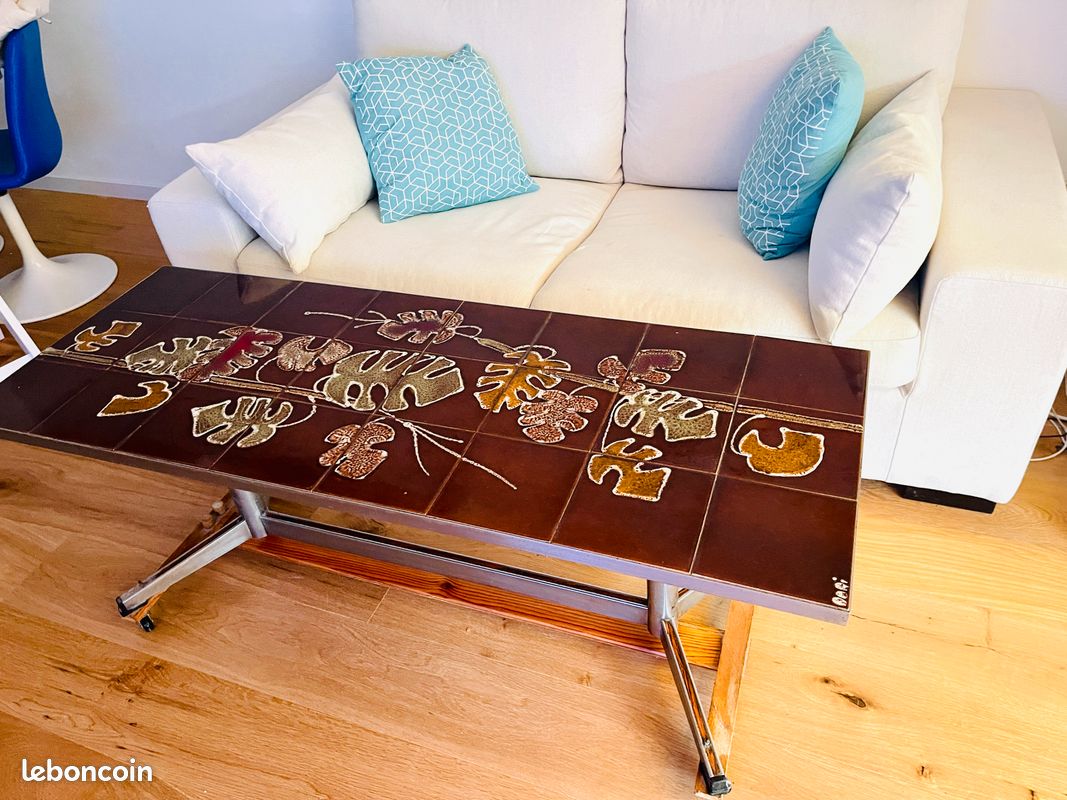 Table Basse VINTAGE ADRI VALLAURIS (image 1)