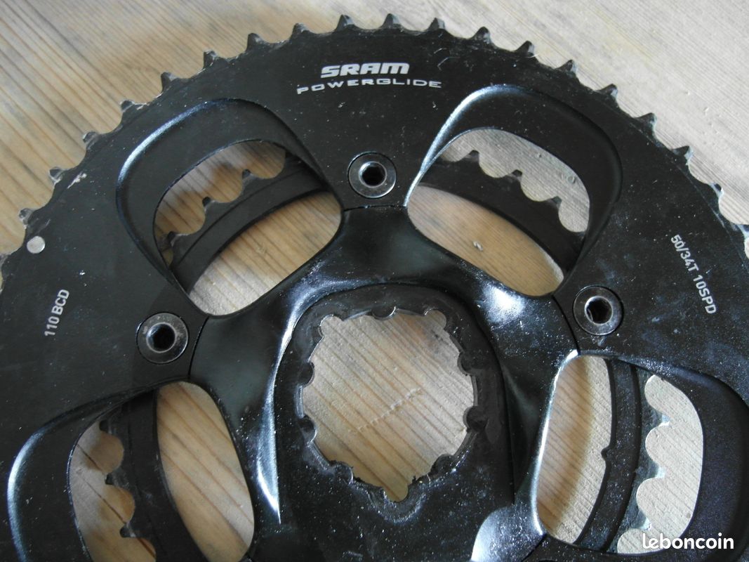 Pédalier compact carbone Kuota Sram GXP 50/34 110 BCD manivelles 172.5mm (image 2)