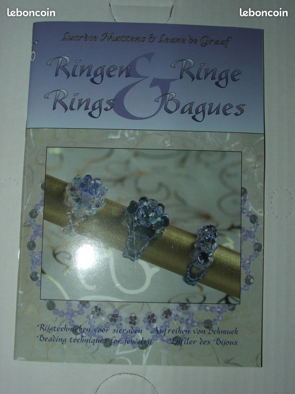 Création de bagues perles bijoux traduit en 4 langues (image 1)