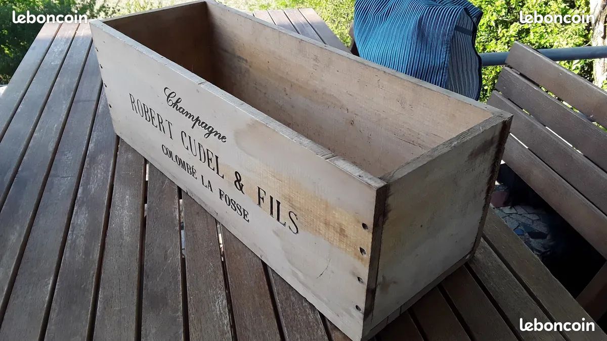 Rare estampe / façade caisse de vin Château La Grâce Dieu