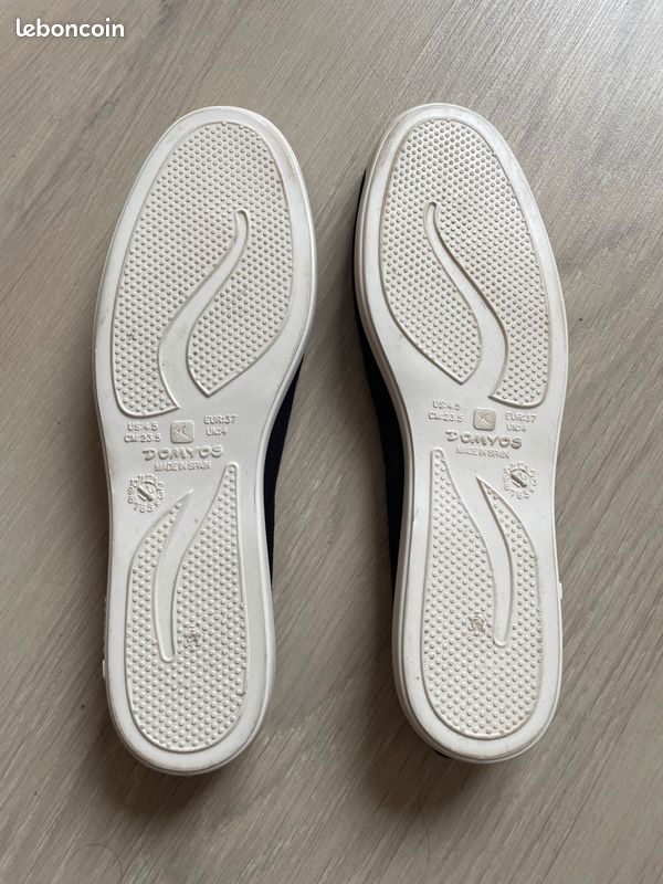 Chaussons de gym noirs taille 37 (image 2)