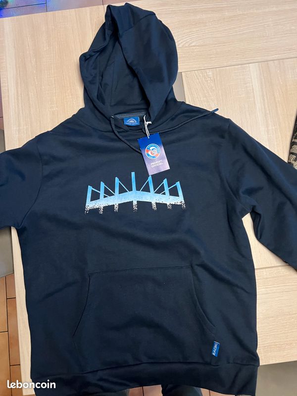 Sweat shirt hoodie avec capuche neuf officiel racing club de strasbourg (image 4)