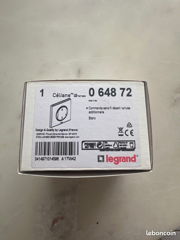 Legrand - Commande Départ/Arrivée pour installation connectée Céliane with Netatmo (image 3)