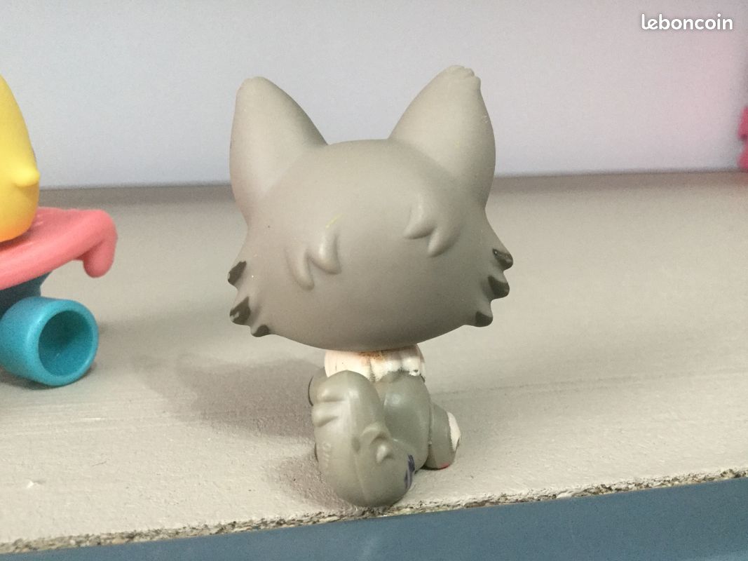 Figurine Littlest Pet Shop Persan Loup #1953 - Hasbro - Occasion Pour Collection