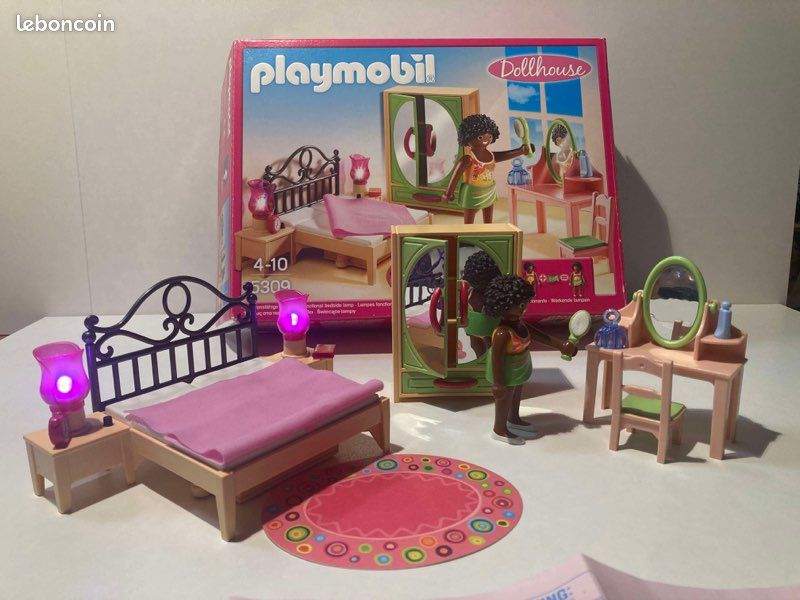 Boîte de playmobil 5309 « chambre adulte avec coiffeuse » - complète et comme neuve (image 3)