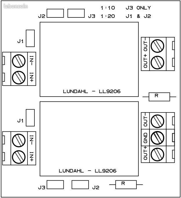 Lundahl LL9206 PCB circuit imprimé transformateur stepup MC bobine mobile (image 3)