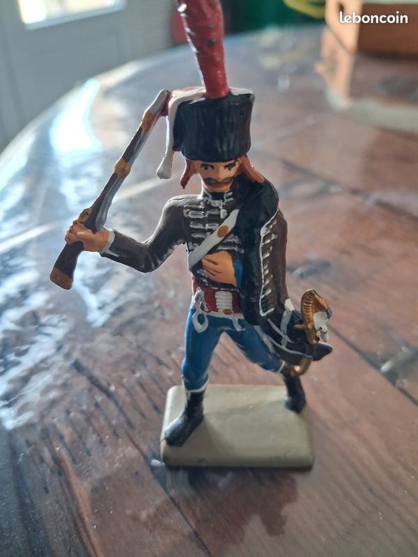 SOLDATS DE PLOMB DELPRADO, CAVALIER 54 mm, 2ème régiment de dragons