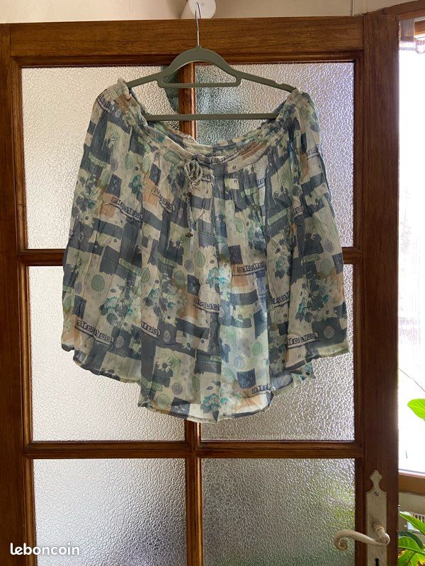 Jupe fluide viscose (image 1)