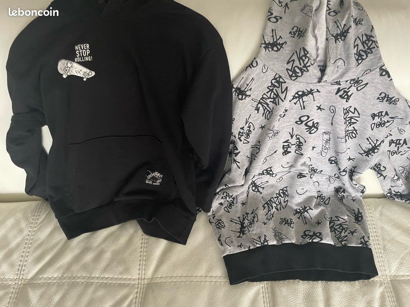 Enfant Pull Minecraft Garçon - Motif Creeper Gris/Vert - Tailles 116 à 152 Vêtement Gaming