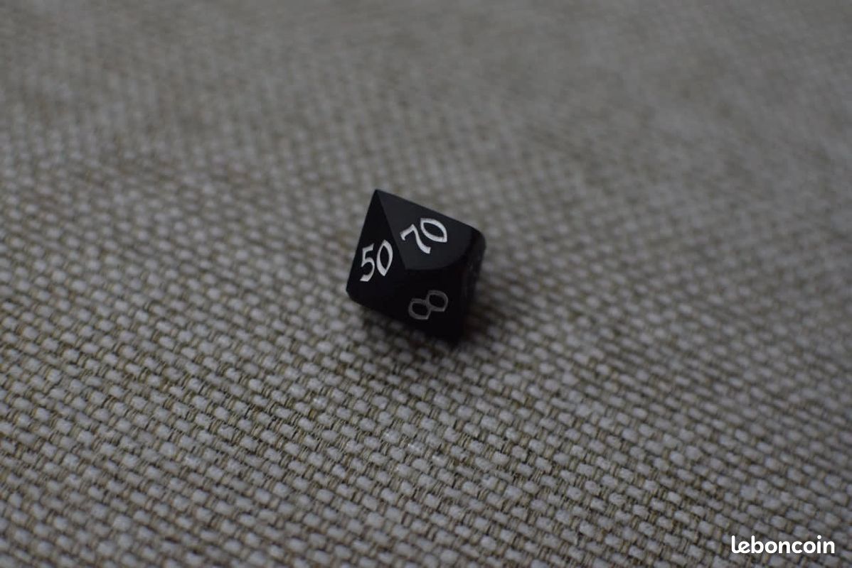 Dés en Ebene véritable (JDR jeu de rôle sur table) (image 3)