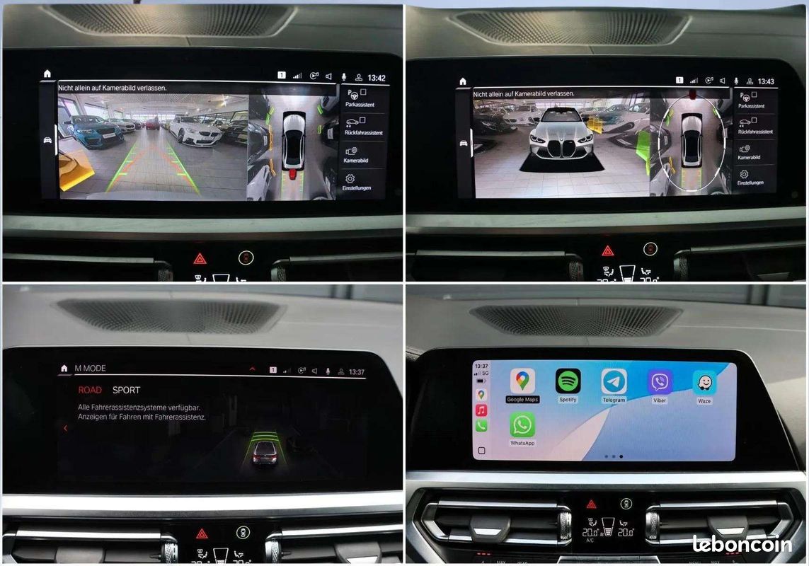 BMW M3 Competition 510 ch * Carbone Extérieur * Laserlight * Harman Kardon * HUD * Brooklyn Grey (image 24)