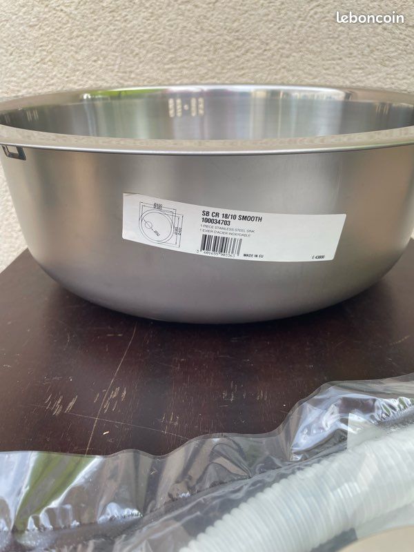 Évier inox rond 450x14 (image 2)