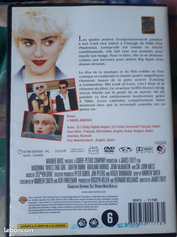 Dvd Who's That Girl (image 2)