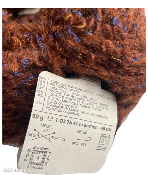 Lot De 10 Pelotes De Fil Chanvre Vintage Phildar N°5 - Neuves Dans Leur Boîte
