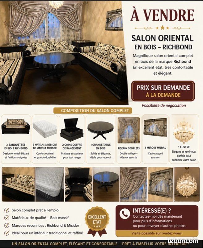 Salon oriental marocain (image 5)