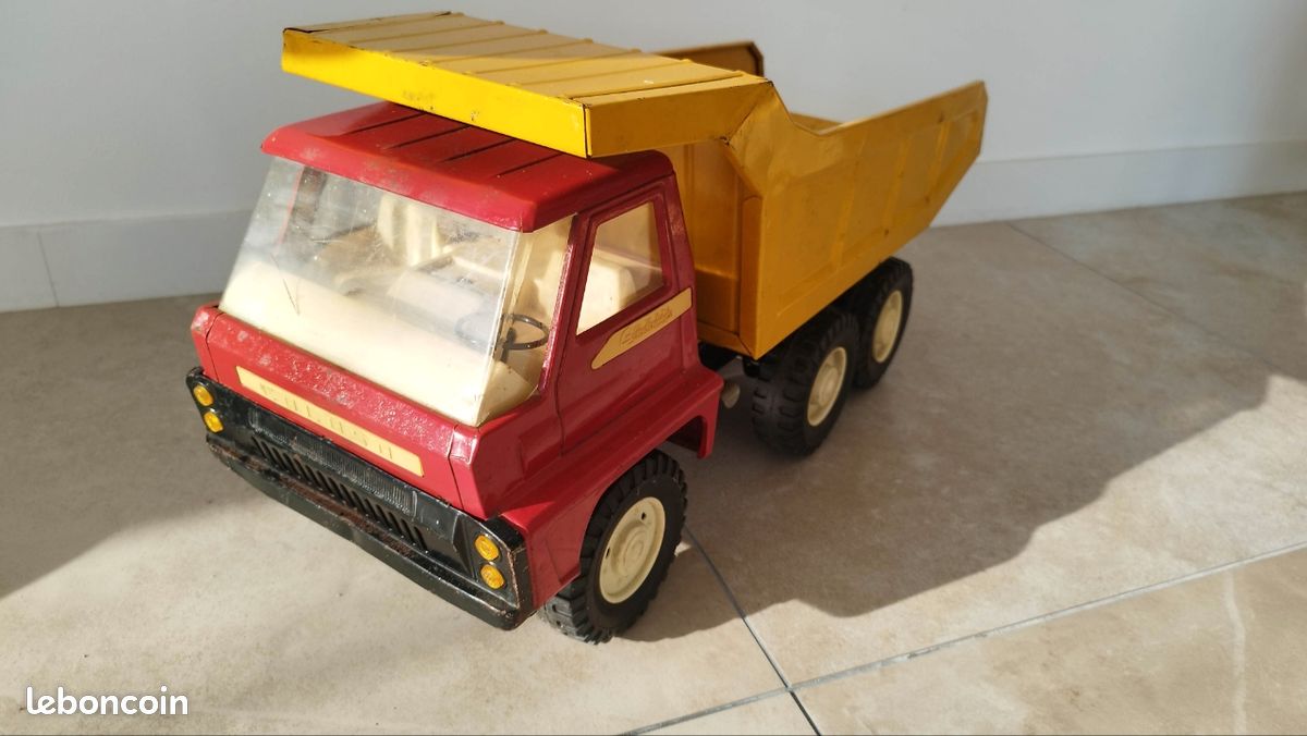 Camion Jouet Ancien ZAX Bergamo - Années 50 - Italie - Complet - 50 Cm