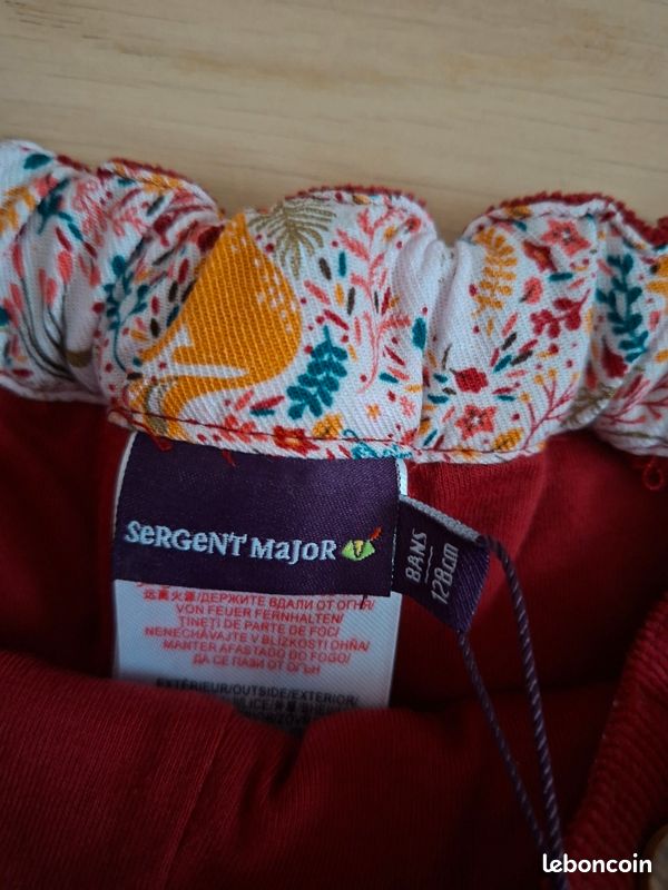 Short en velours 8 ans Sergent Major (image 3)